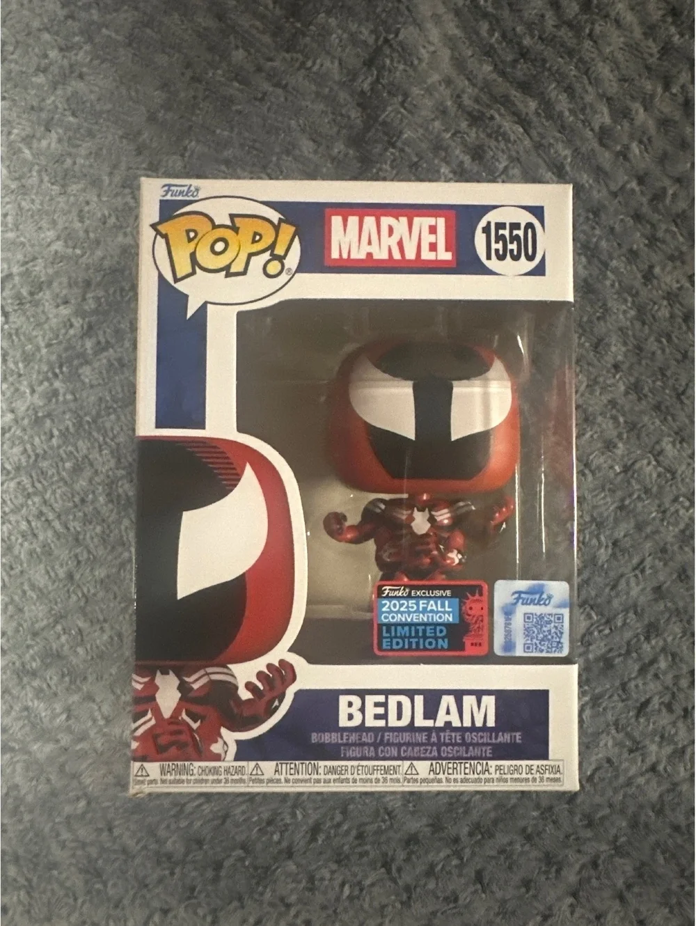Funko Pop! Marvel Bedlam #1550 2025 Fall Convention Limited Edition
